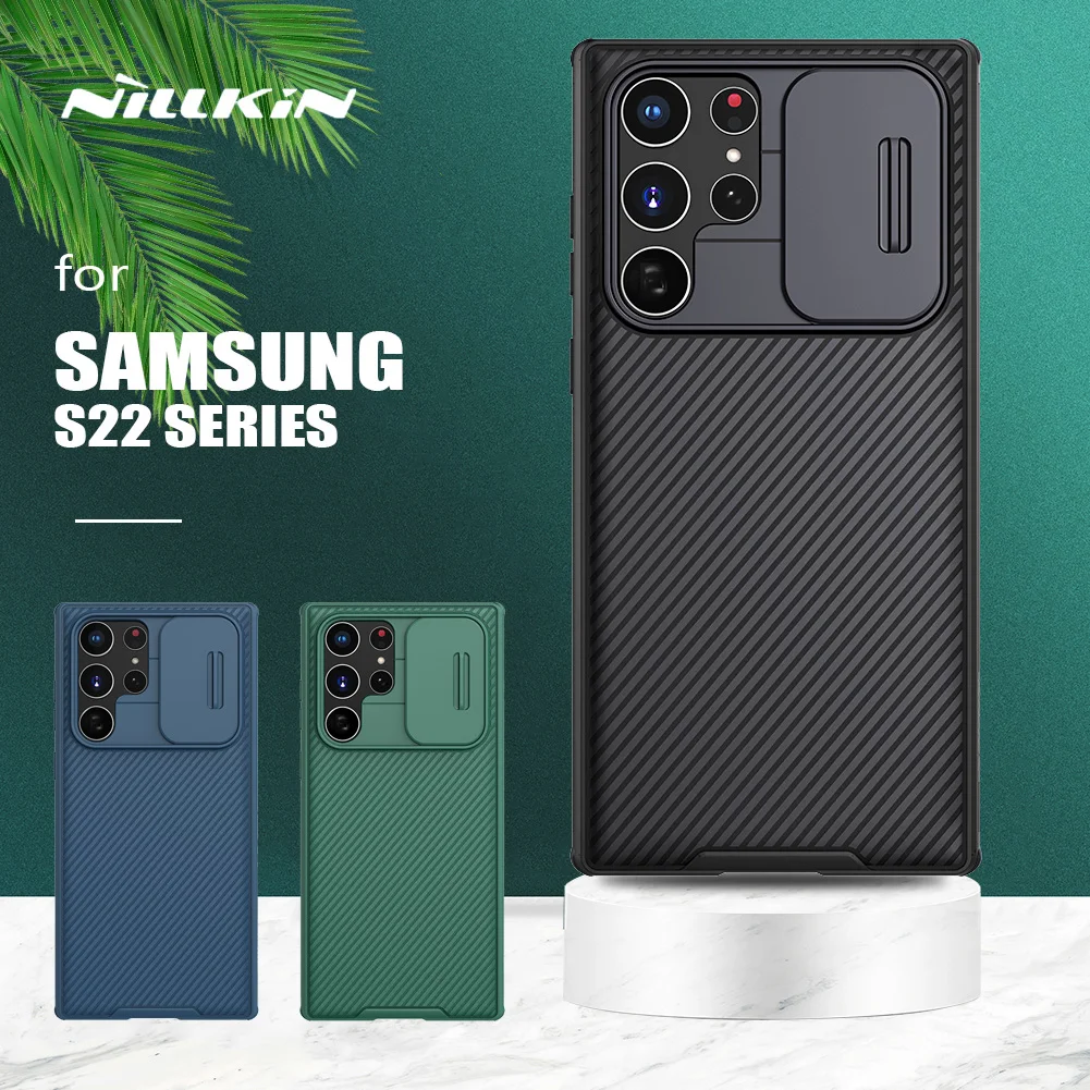 

for Samsung Galaxy S22 Ultra Case Nillkin CamShield Case Slide Camera Case Slim Back Cover for Samsung S22 Plus 5G Lens Case
