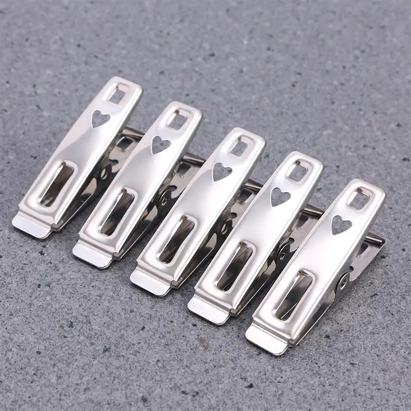 40 шт сделанных из нержавеющей стали бельевые прищепки металлические зажимы