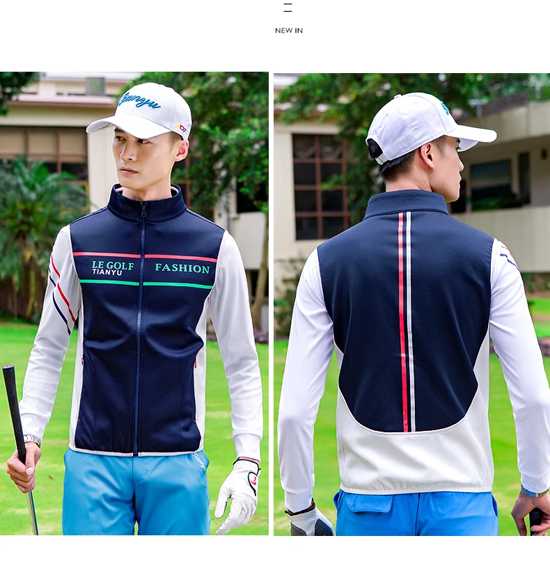 Осень-зима Толстая флисовая жилетка для гольфа мужской жилет одежда с плюшевой