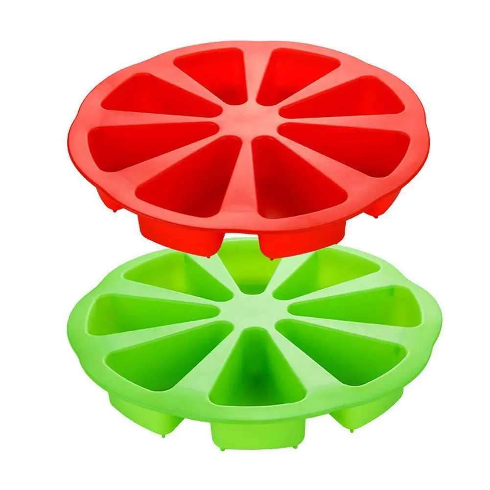 

Silicone Cake Mold 8-hole Orange-shaped Pizza Pan 8 Points Sikang Diy Fondant Cake Mold Baking Tools Kitchen Dessert Making Tool
