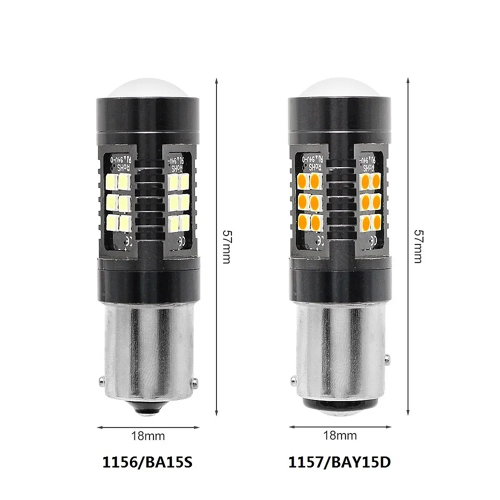 1 шт. P21W 1156 BA15S 1157 BAY15D CANBUS светодиодный автомобильный светильник 3030 SMD Автомобильная резервная лампа заднего хода стоп-сигнал DRL противотуманная фара