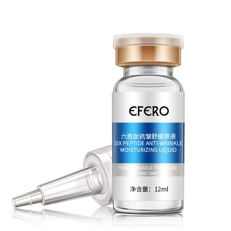 12 мл шесть пептидов против морщин Жидкость старения стойкие гладкие тонкие линии