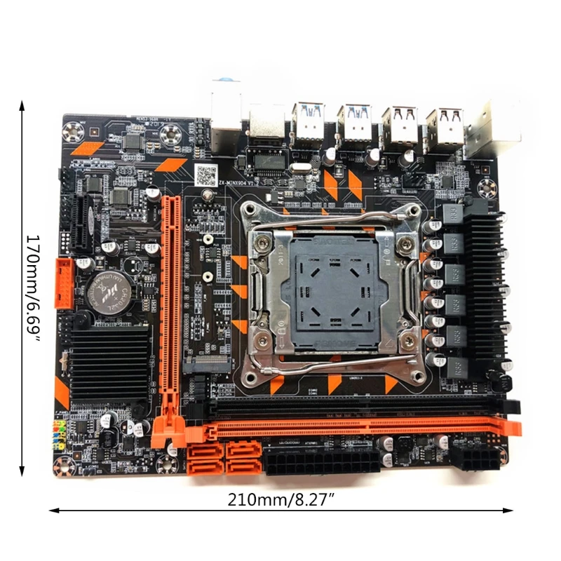

6.69x8.27inches 100% Brand New X99 Motherboard LGA2011-3 Pin Processor Computer Motherboard DDR4 Memory E5 2678 2690V CPU Set
