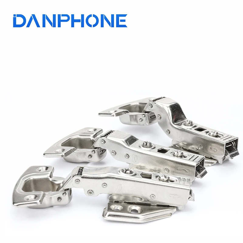 

DANPHONE Detachable Hinge Furniture Fittings Stainless Steel Bookcase Cabinet Wardrobe Hydraulic Buffer Hinges DIY Decoration