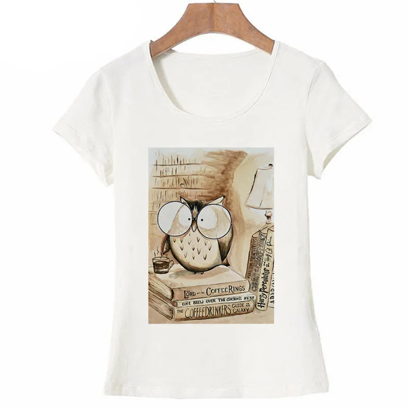 

Женская одежда, футболка с красивым принтом совы, новый летний топ, рубашка, модные женские футболки с графическим принтом, женская футболка...