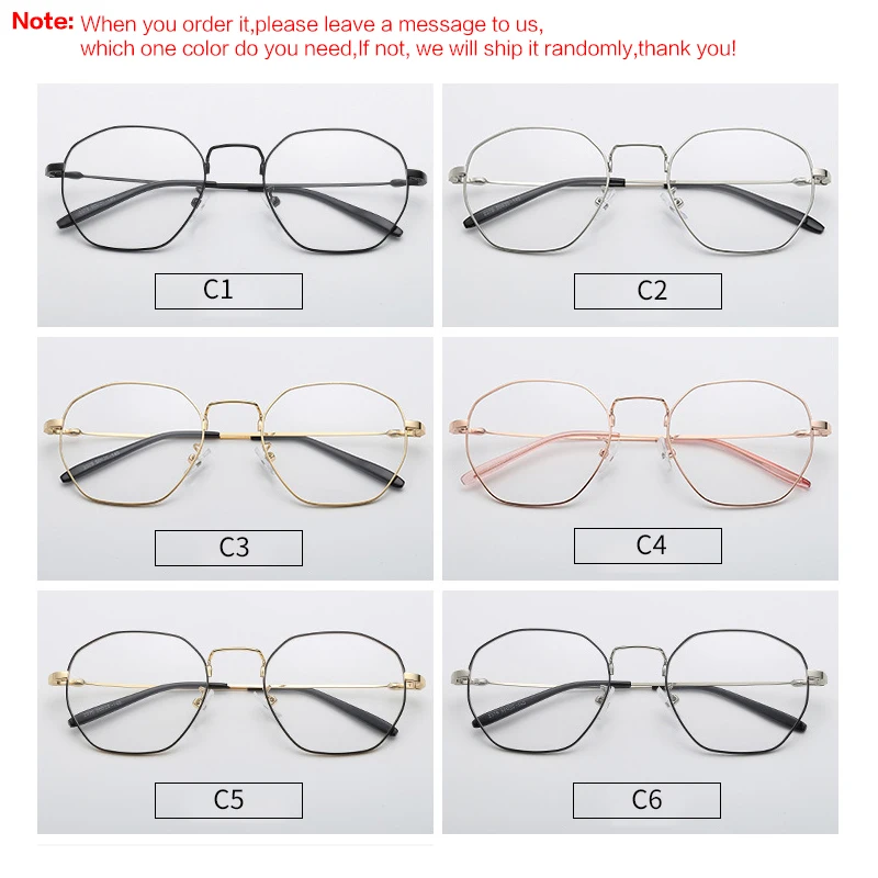 Оправа для очков женские винтажные очки 2019 фирменный дизайн металлические ретро