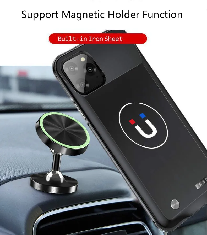 

Battery Charger Case For iPhone 11 11Pro 11ProMAX Battery Case Power Bank Charging Cases Charger Ultra Slim External Back Pack