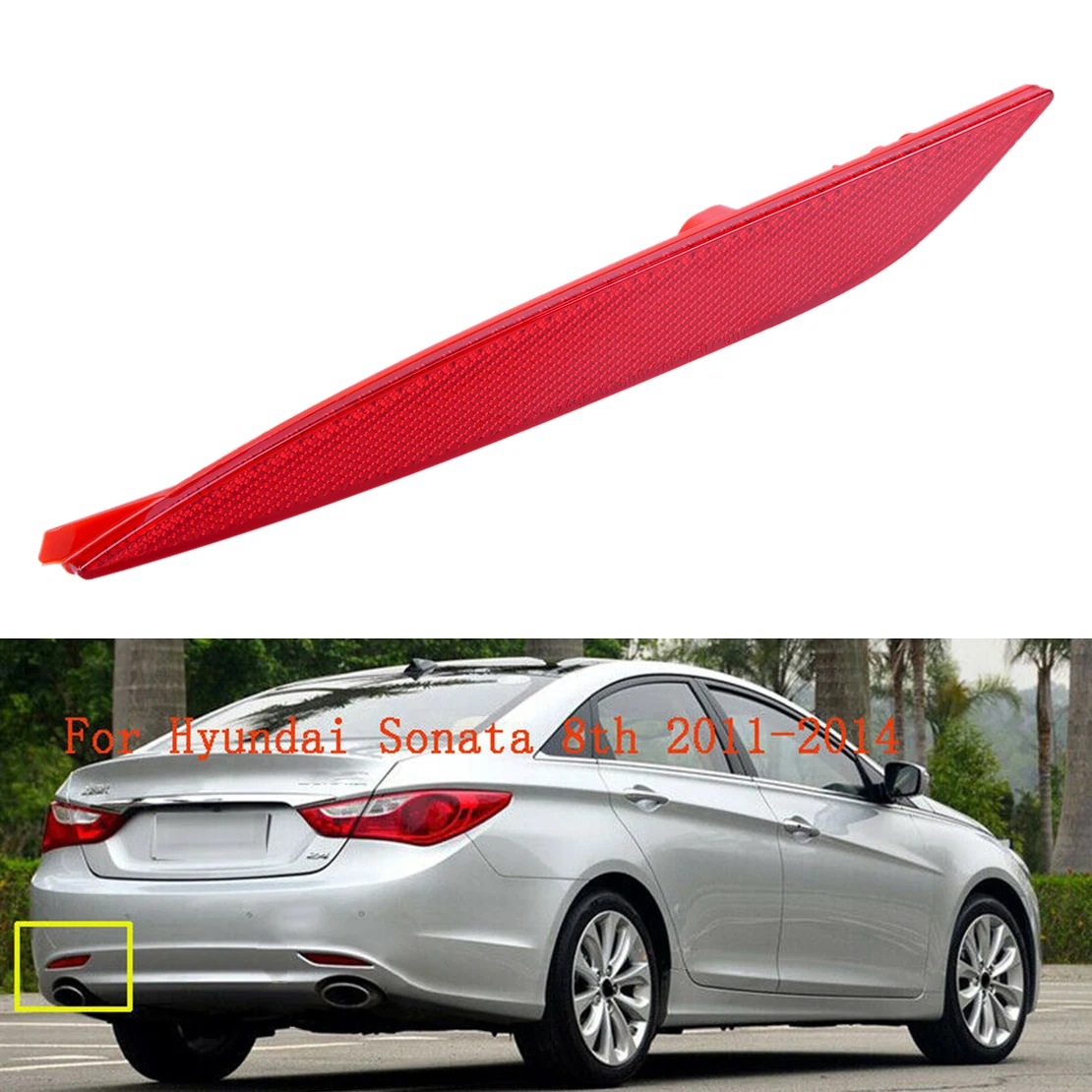 Новый задний левый светодиодный бампер для объектива тормозной светильник