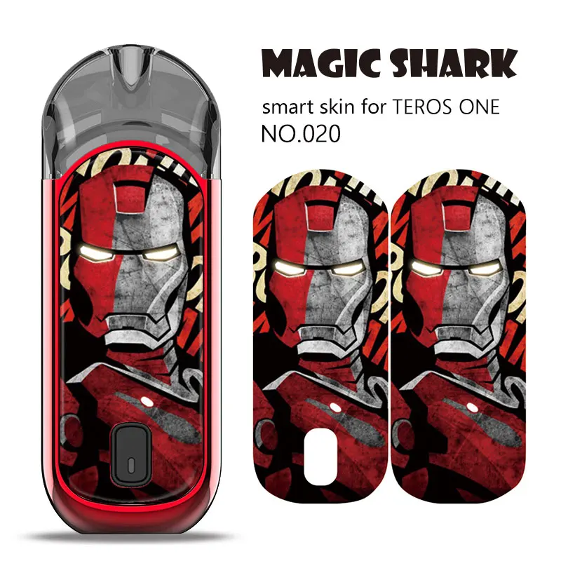 Magic Shark Spider Man One кусок Harley Quinn Джокер Дэдпул Мстители футляр для вейпа Наклейка