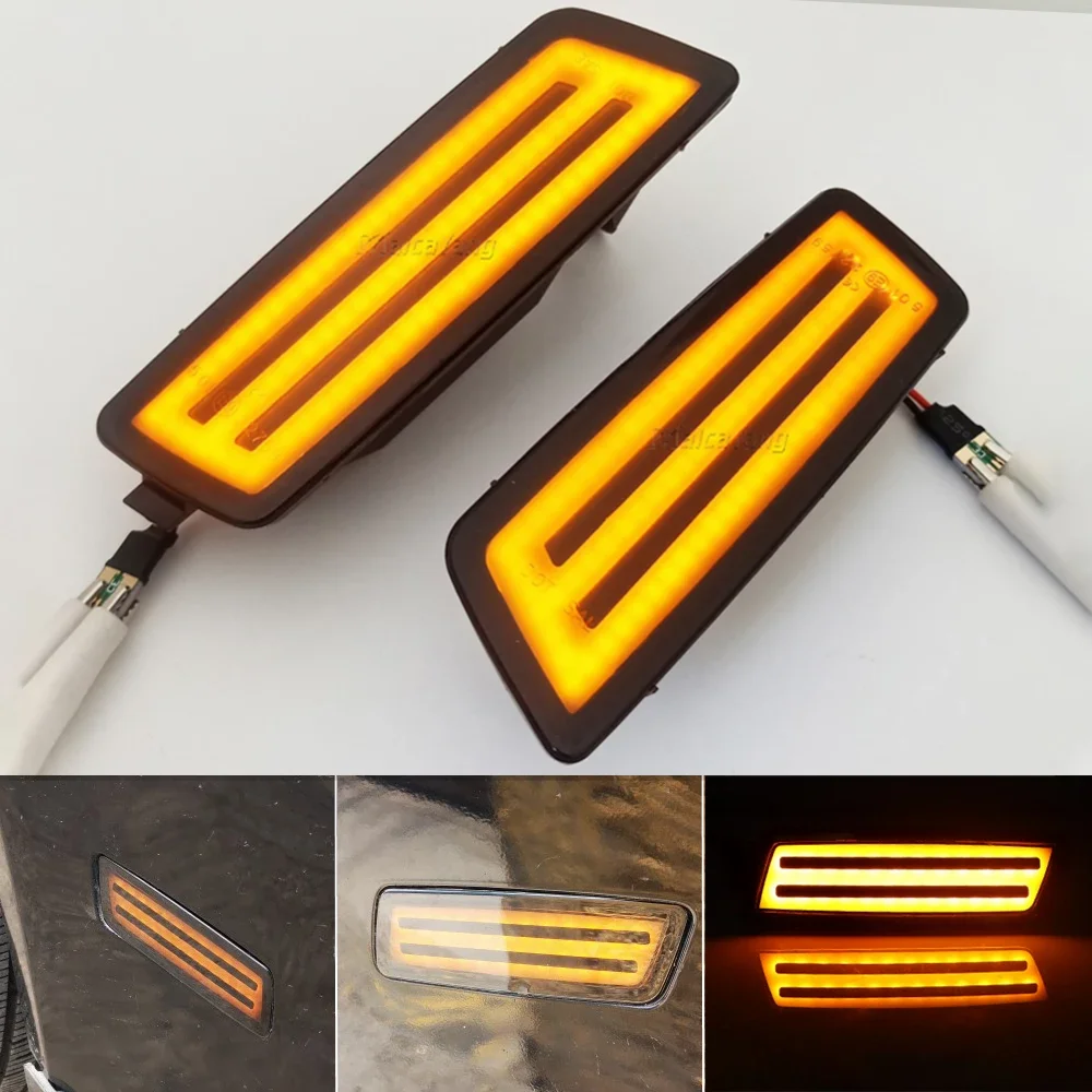 

For MK5 Golf GTI Rabbit 2006-2009 1K5945071A 1K5945072A LED Front Side Marker Light Turn Signal Indicator Lamp Euro Style