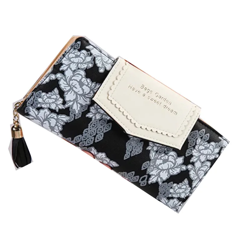 Кошелек женский длинный с ремешком 6 цветов | Багаж и сумки