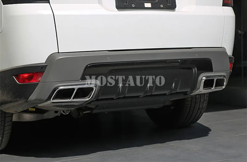 Задний глушитель выхлопной трубы для Land Rover Range Sport 2018 2021 2 шт. автомобильные