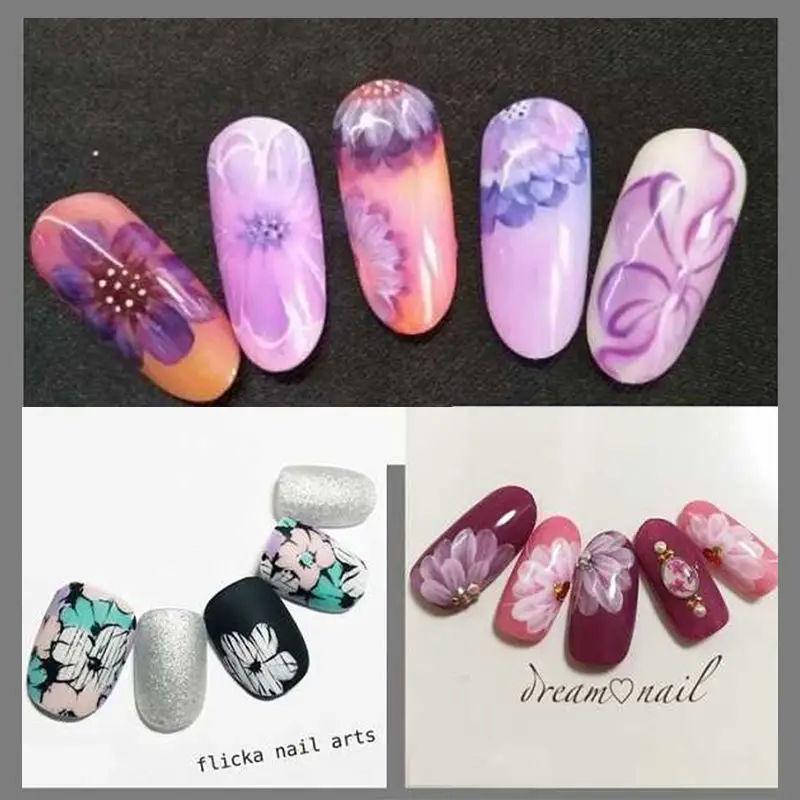 УФ гель Кисть для подводки акриловая кисть рисования ногтей градиентный Омбре