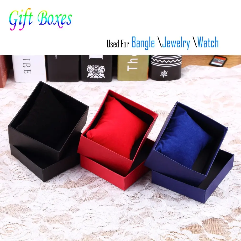 

Luxury Watch Box Jewelry Holder Display Storage Box Organizer Present Gift Box Case For Bracelet Bangle Jewelry Box Dropshipping