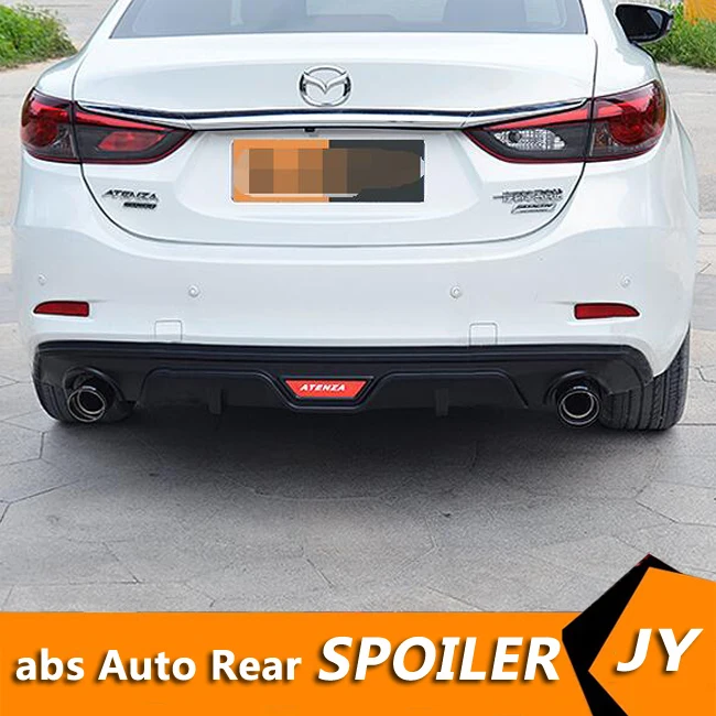 

For Mazda 6 Atenza ABS Rear Bumper Diffuser Bumpers Protector BTYS For 2014-2019 Atenza Body kit bumper rear lip rear spoiler
