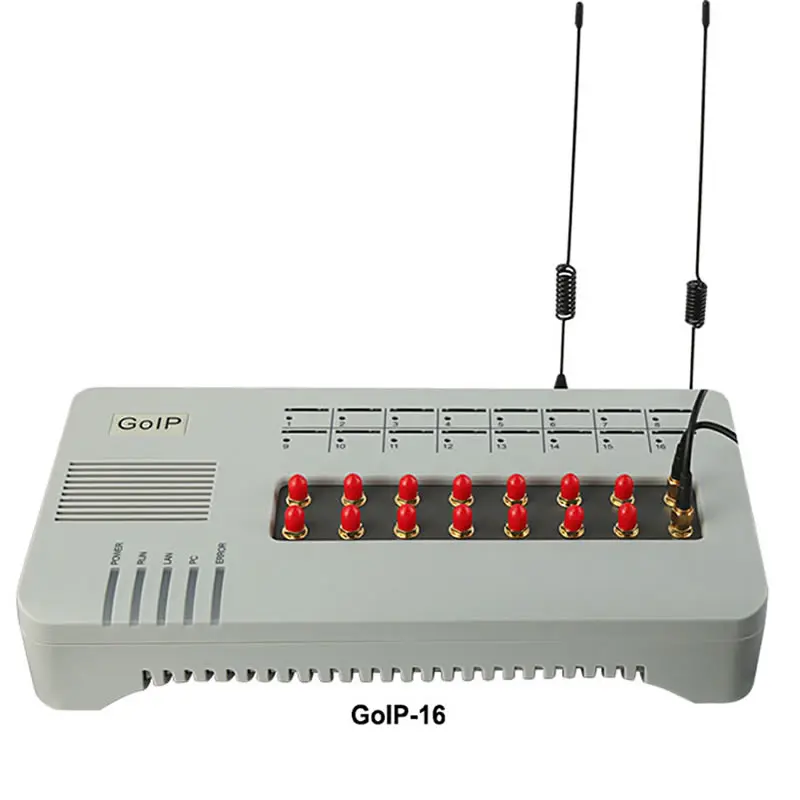 GSM шлюз DBL GOIP16 оригинал четырехдиапазонный VOIP 16 каналов GOIP IMEI изменение сим банк