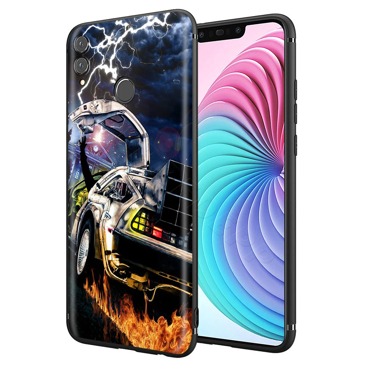 Webbedepp Назад в будущее чехол с машинкой времени для Huawei P8 P9 P10 P20 P30 Lite Pro P Smart Z 2019