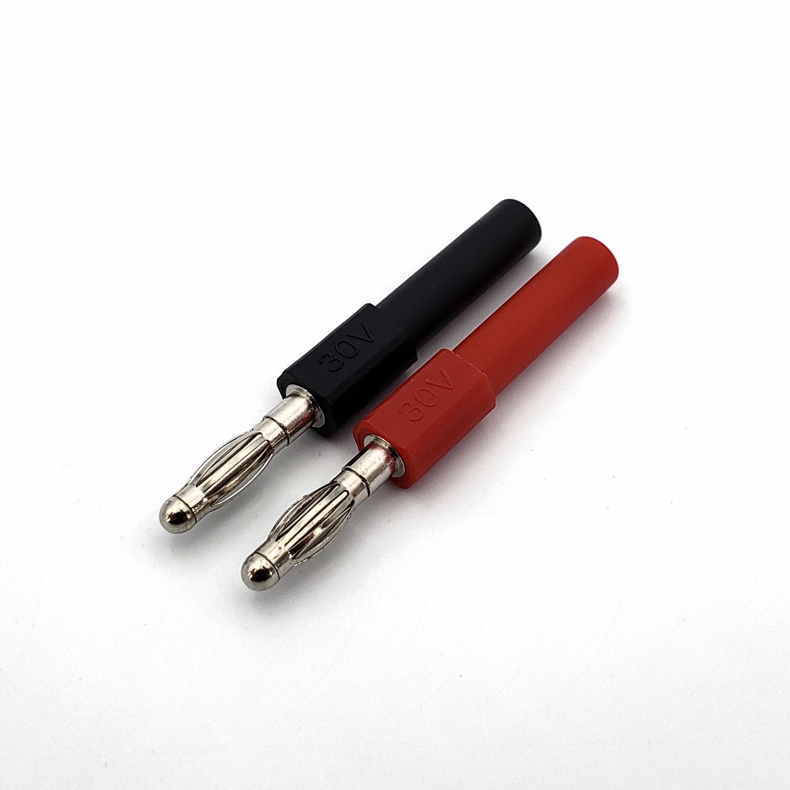 10 шт. красная и черная латунная штепсельная вилка типа банан 4 мм на 2 разъем