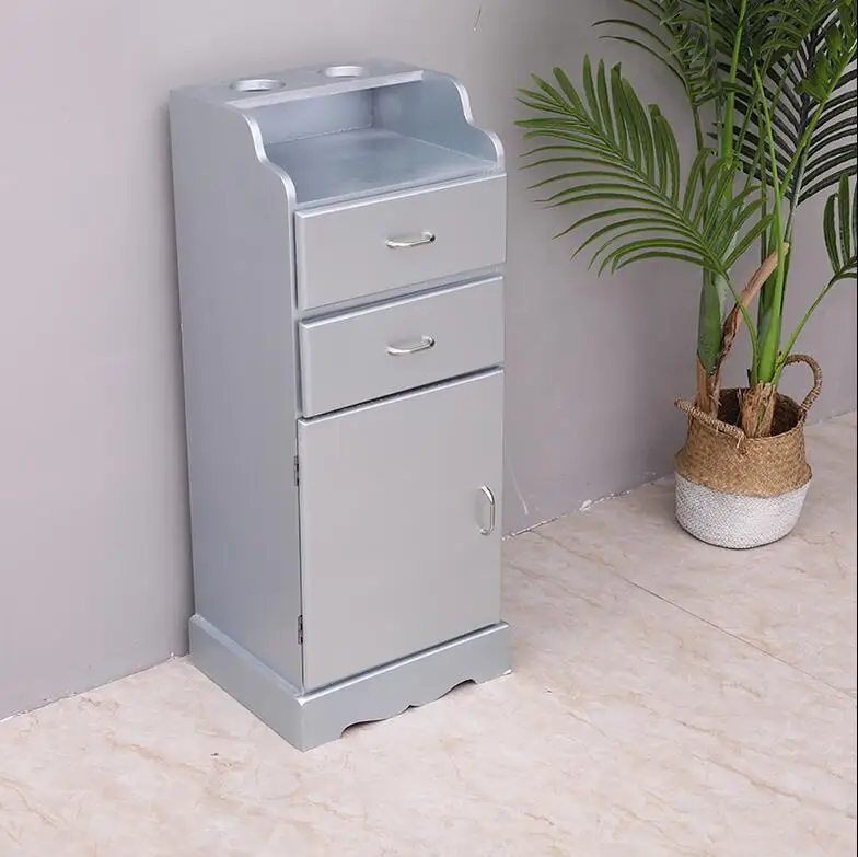

Simple hair salon white tool cabinet barber shop tool cabinet drawer cabinet hair salon hair dryer rack cabinet