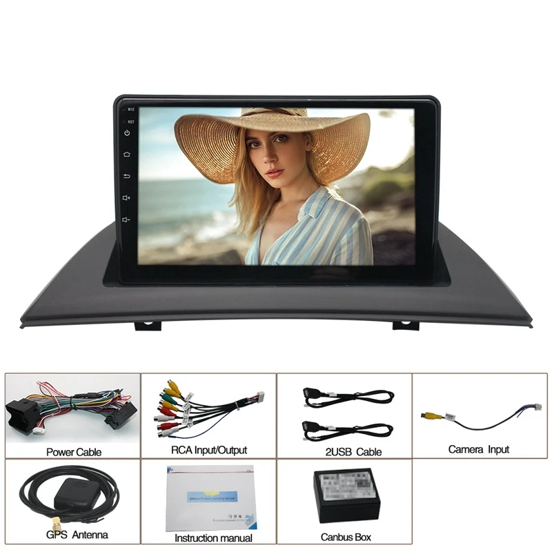 9 &quotAndroid 1 автомобильная стереосистема радио мультимедиа MP5 плеер для BMW X3 E83 2004-2012