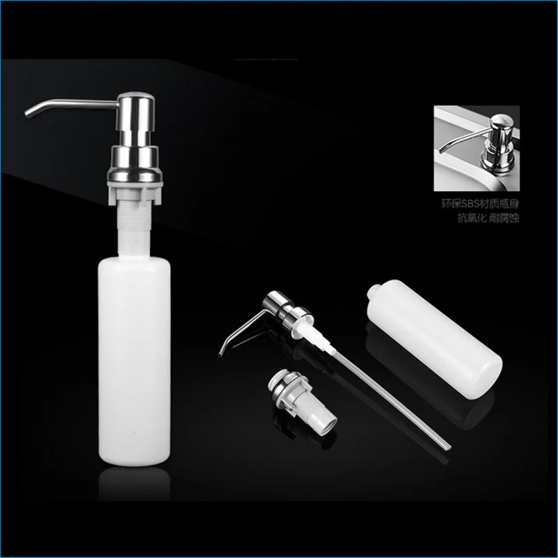 Диспенсер для мыла на кухонную раковину пластиковый диспенсер жидкого с насосом