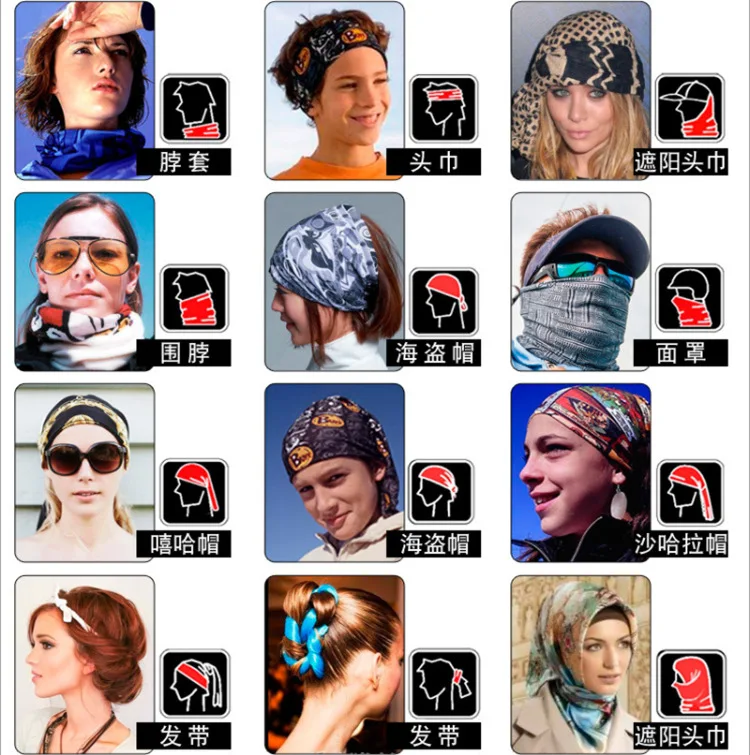 На открытом воздухе лагерь Поход Спортивная шеи Велоспорт череп голова Маска для