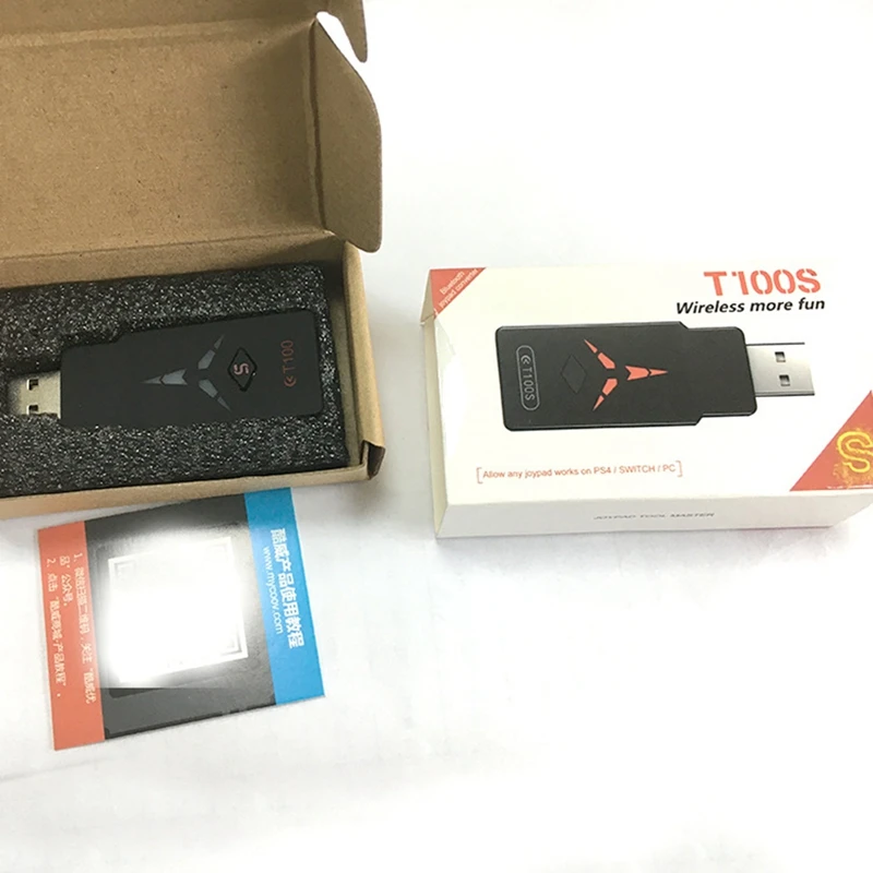 

USB Bluetooth Adapter Gamepad Game Controller Console Transmiter Compatible for PS4 NS Switch Xbox