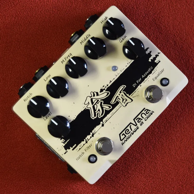 

Acoustic Instrument Electric Box Piano Wood Guitar DI Gervana Handmade Electric Guitar Pedal