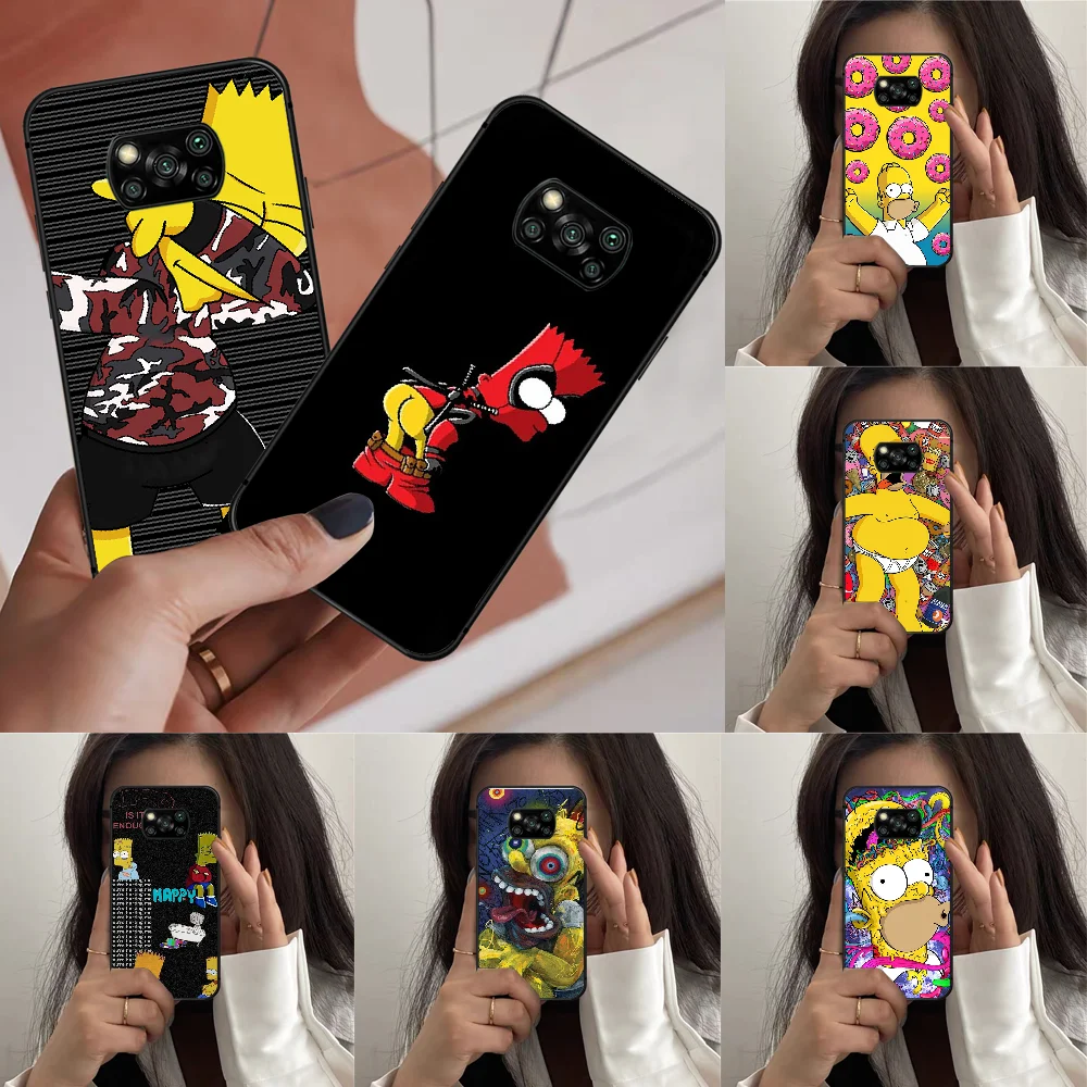 

Funny J-SImPsoN Phone Case For XIAOMI MI 8 9 SE Note 10 T Pro Lite Max 2 Poco X A 3 black Cell Tpu Coque Luxury Bumper Fashion