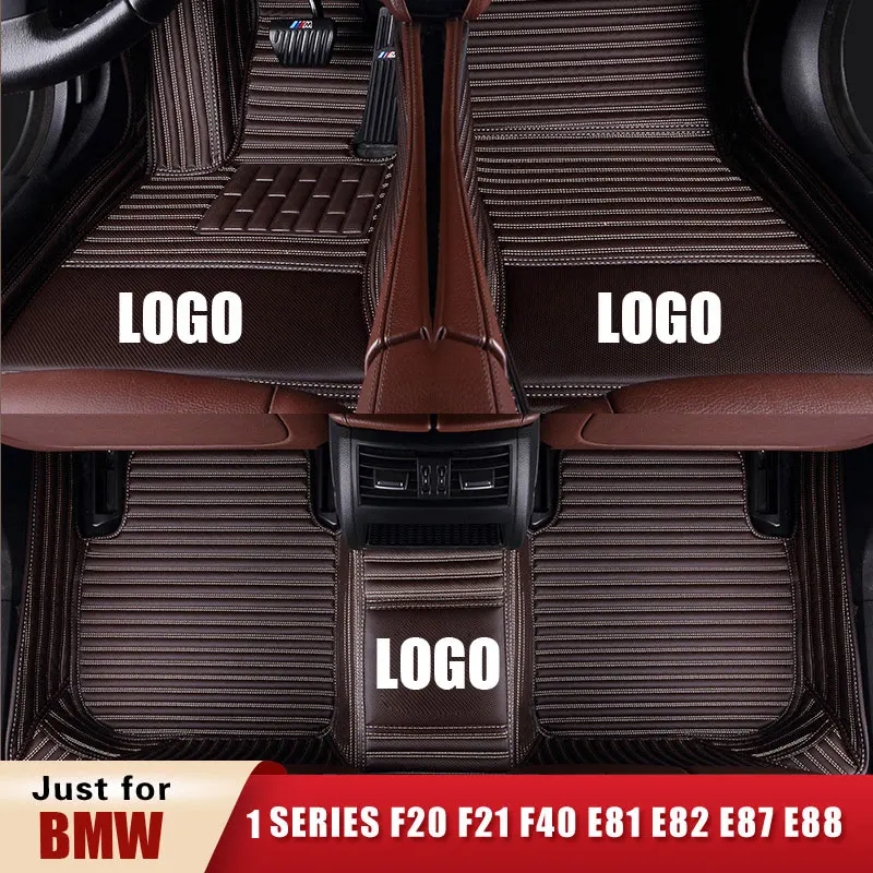 Пользовательские автомобильные коврики для BMW 1 серии 1er 116i 118i 120i 125i 130i F20 F21 F40 E81 E82