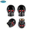4 шт.компл. Универсальный Автомобильный череп антикоррозийный медный сердечник для мотоцикла велосипеда автомобиля колеса шины колпачки для клапанов