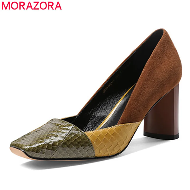 MORAZORA/2020 г. Новое поступление летние популярные женские туфли-лодочки женская