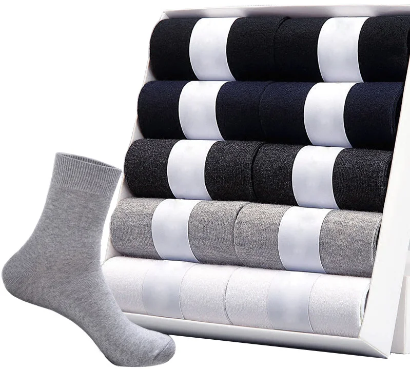 

Мужские хлопковые новые носки, черные деловые Повседневные Дышащие весенне-летние мужские короткие носки, лидер продаж
