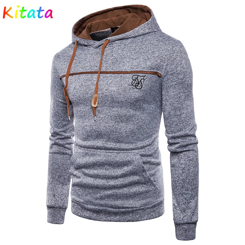

SikSilk 2021 Latest Spring Autumn Casual Sports Hooded Men's Sweater Hoodie Men's Long-Sleeved Jacket Track Field Sportswear