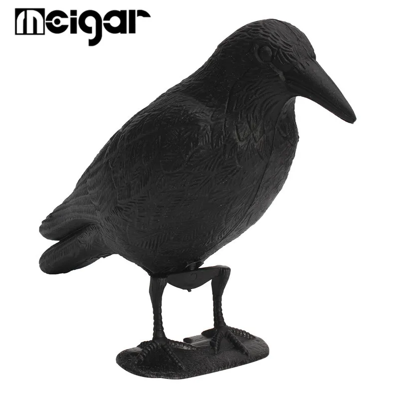 Новая черная пластиковая приманка для вороны охоты приманки сада двора птицы