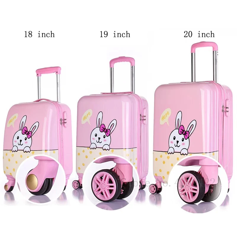Чемодан детский на колесиках для мальчиков и девочек дорожная сумка 18 дюймов 19/20