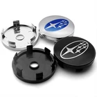 Автомобильные аксессуары для Subaru FORESTER OUTBACK XV BRZ Impreza STI LEGACY 4 шт. 60 мм эмблема колпачки для центра колеса автомобильные наклейки