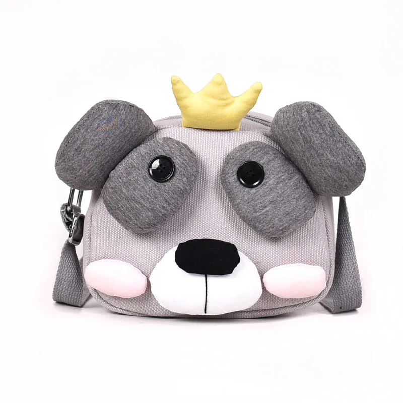 

Cute Little Bear King Doll Cloth Bag New Fashion Doll Backpack Shoulder Messenger Girls Bag Have Four Colors Are Available