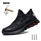 Новая зимняя прочная защитная обувь со стальной головкой, устойчивая к ударам, рабочая обувь, дышащая защитная обувь