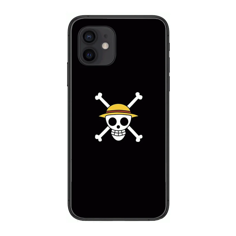 

Luffy Zoro Ace Style Phone Case cover For iphone 12 pro max 11 8 7 6 s XR PLUS X XS SE 2020 mini black cell shell