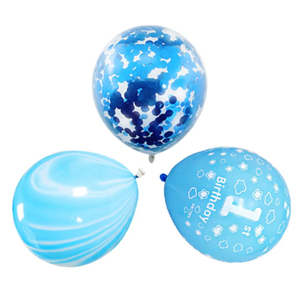 

12inch Boy Girl 1st Birthday Latex Balloons Decorations Anniversaire Wedding Ballons Kids Hlium Ball Baby Shower Party Supplies