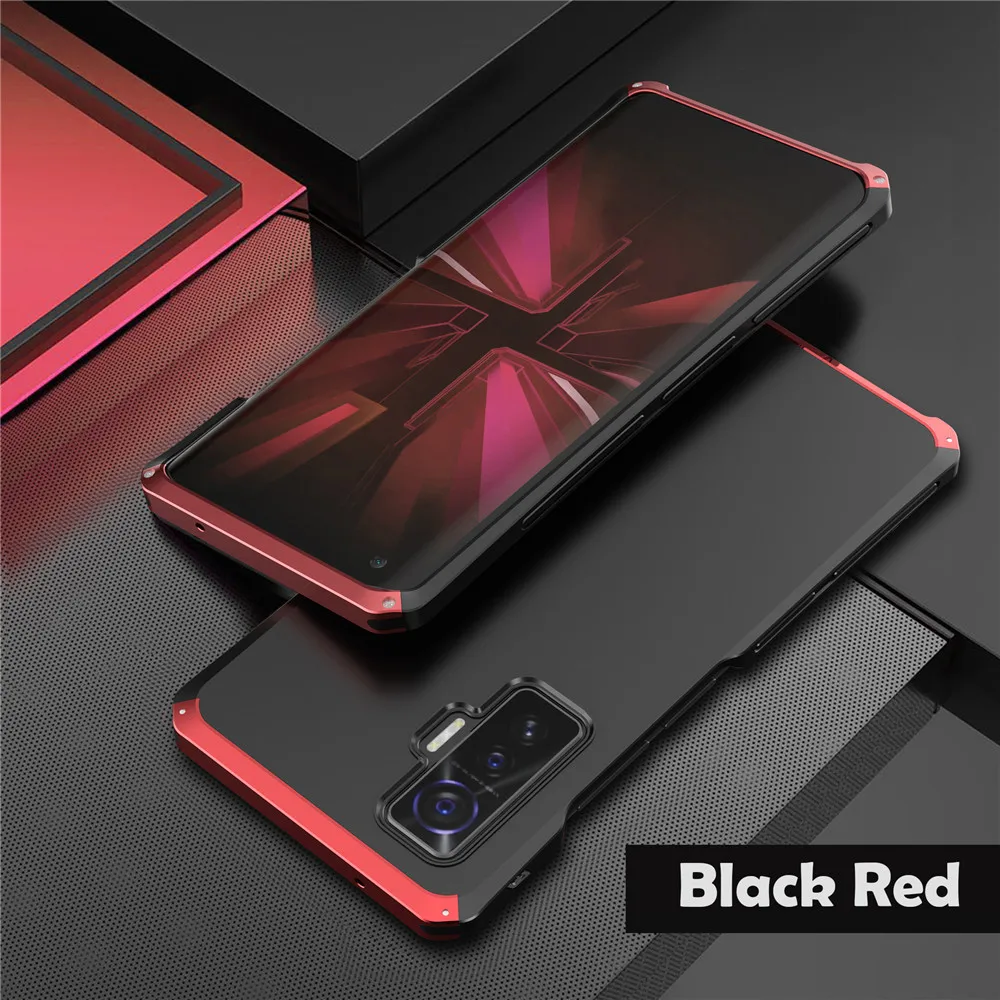 

Luxury Aluminum Metal Armor Phone Case For Vivo IQOO 5 Pro Case Shockproof Matte PC Full Cover Funda For Vivo IQOO 5 Pro Cases