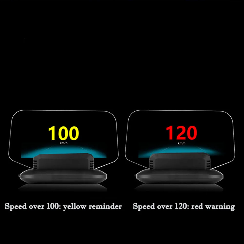 

Head Up Display HUD Car Display for 5V-28V Vehicles with OBD GPS Dual Systems Car HUD with Multiple Displays Functions