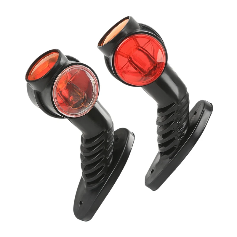 2 шт 24V светодиодный боковой габаритный фонарь для грузового прицепа караван 3