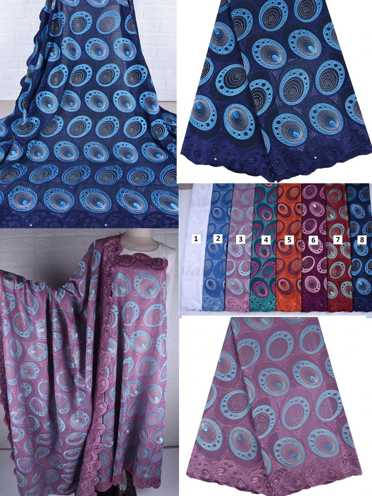 Модный стиль нигерийская швейцарская вуаль кружева в швейцарской прохладной