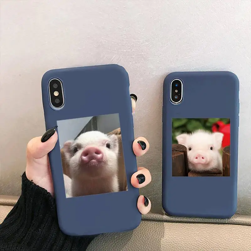 Милые футболки с принтом Little Pink Pet Свинья Чехол для мобильного телефона iPhone 12 11 Pro
