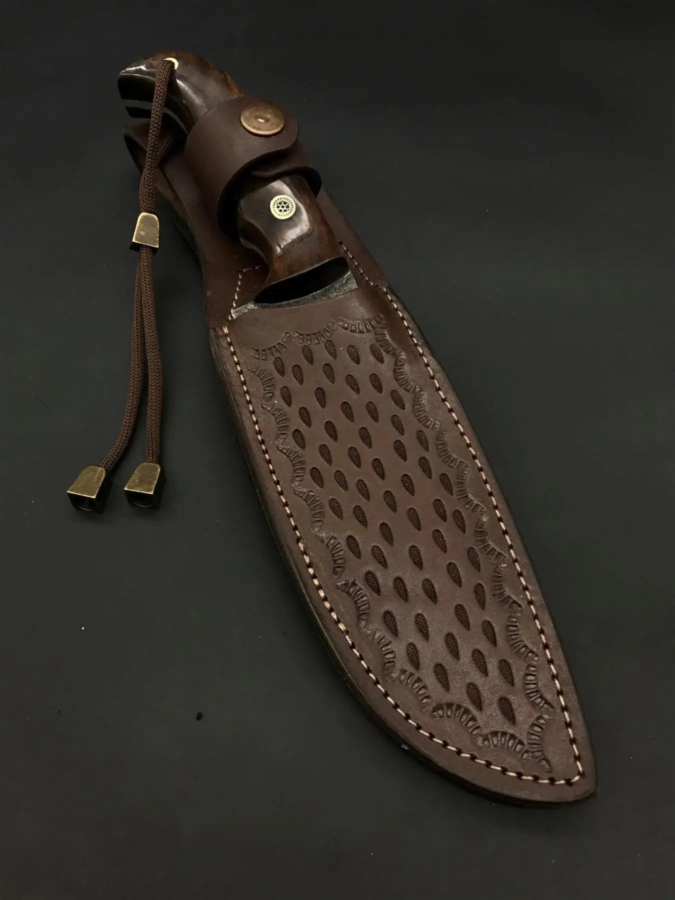 

Forged Camping Knife TK127 From Handmade Truck Scissors