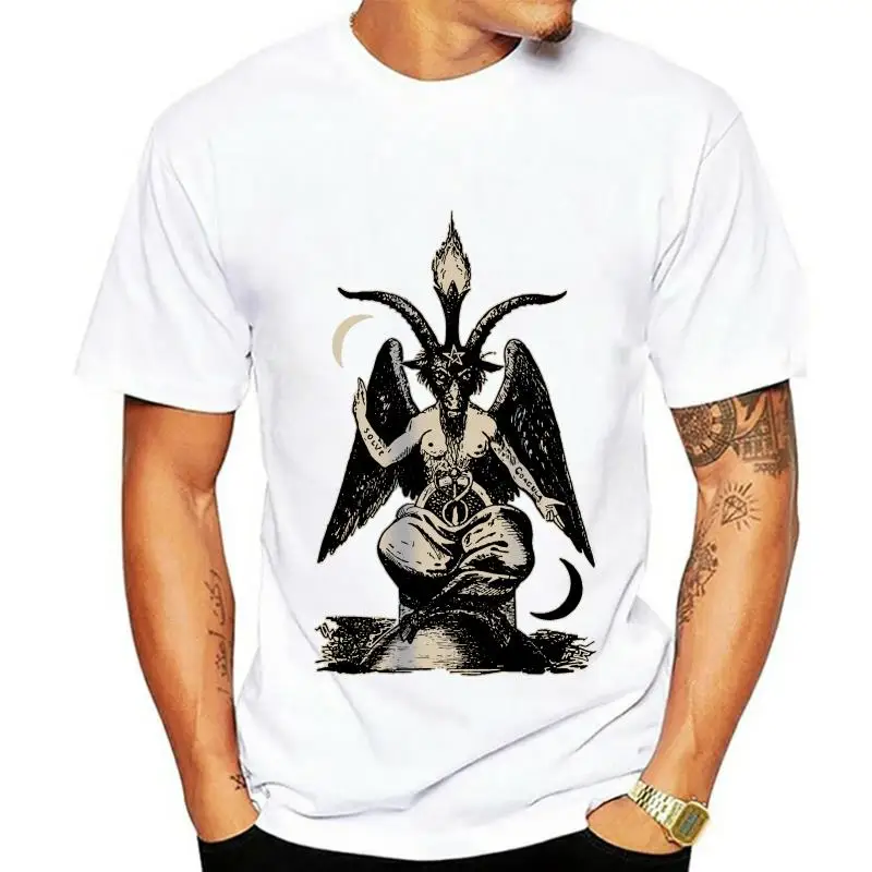 

Футболка Baphomet, одежда в стиле сатана, топы в стиле Харадзюку с принтом ведьмы, ужасов, сатанизма, оккультитизм, Размеры S-Xl, модная Классическ...