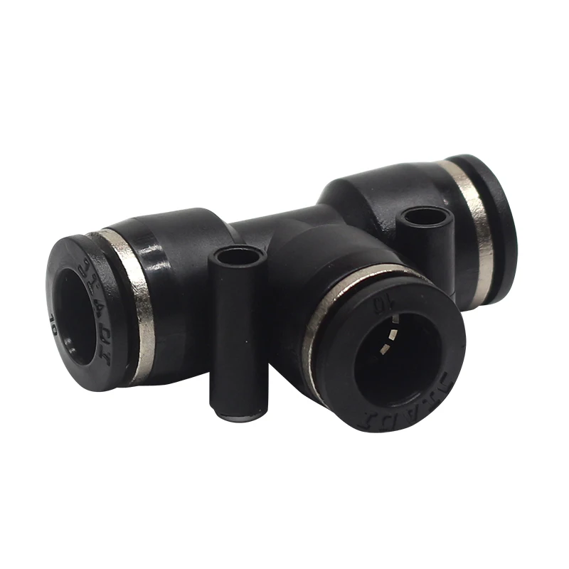 

One touch fitting PE Union tee PY union Y 3 Way Port Air Pneumatic 4 6mm 8 10 12 16mm OD Hose Tube Quick Push in Pipe Fitting