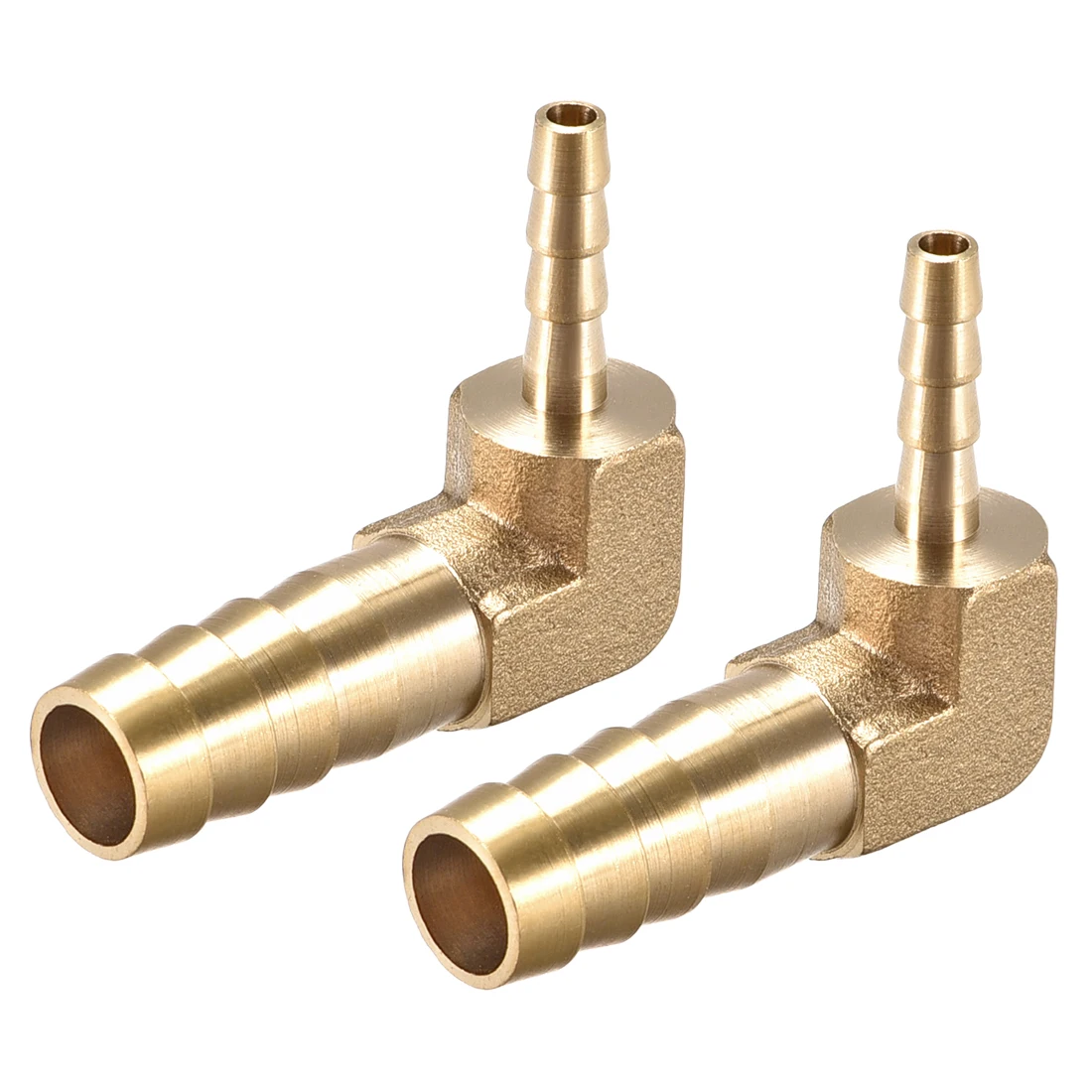 

uxcell 2pcs 10mm To 4mm Barb Brass Hose Fitting 90 Degree Elbow Pipe Connector Coupler Tubing Adapter for air, water, fuel